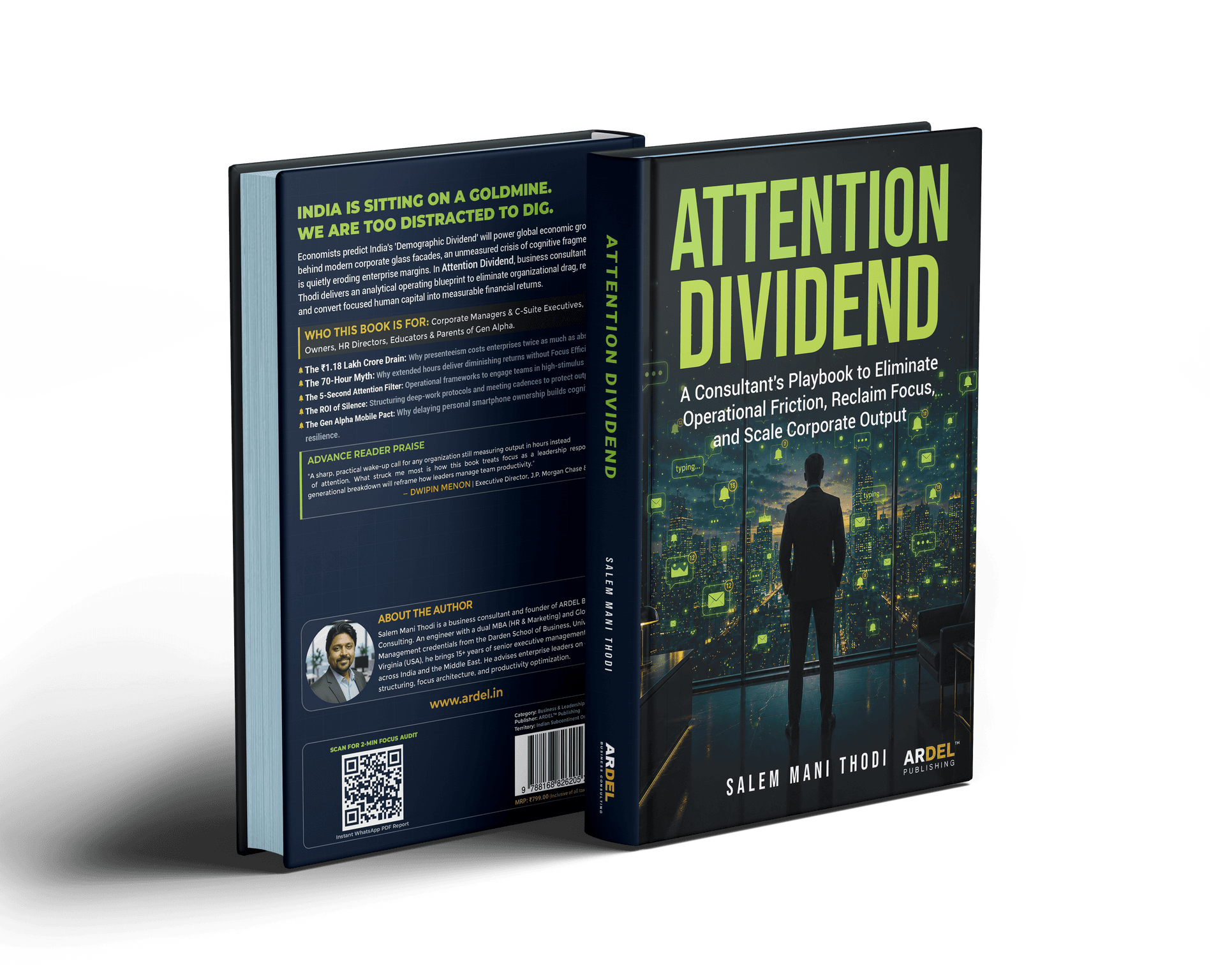 Attention Dividend book/report mockup